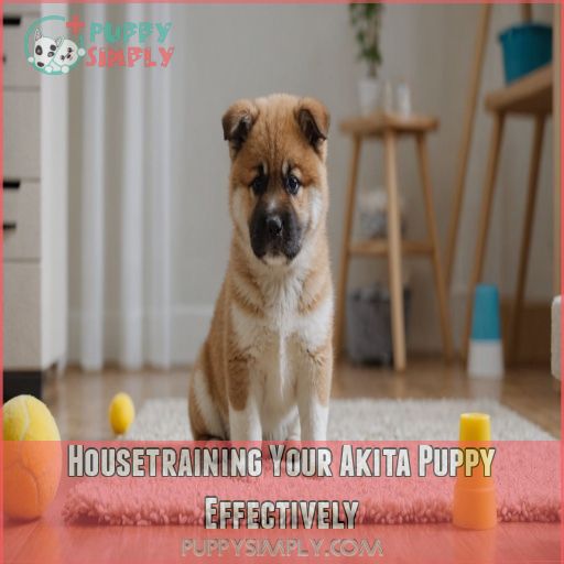 Housetraining Your Akita Puppy Effectively