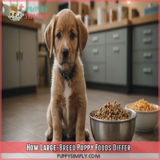 How Large-Breed Puppy Foods Differ