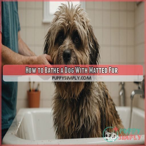 How to Bathe a Dog With Matted Fur How to Bathe a Dog With Matted Fur