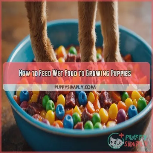 How to Feed Wet Food to Growing Puppies