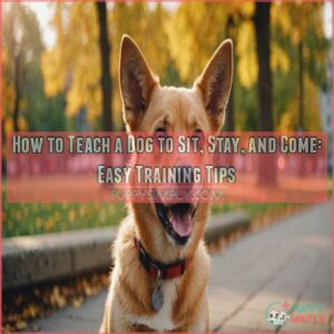 how to teach a dog to sit stay and come