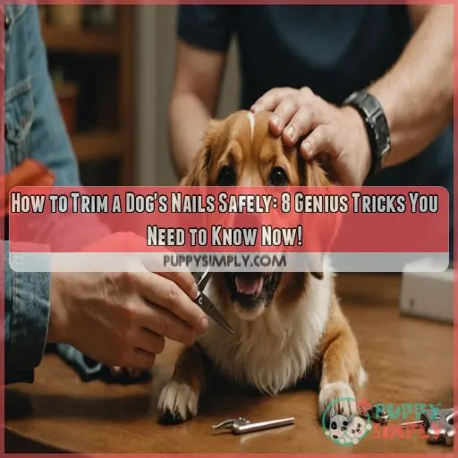 How to trim a dogs nails safely