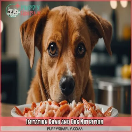 Imitation Crab and Dog Nutrition