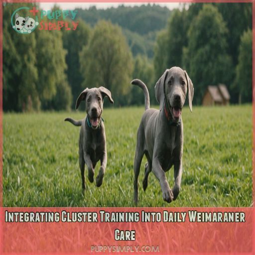 Integrating Cluster Training Into Daily Weimaraner Care