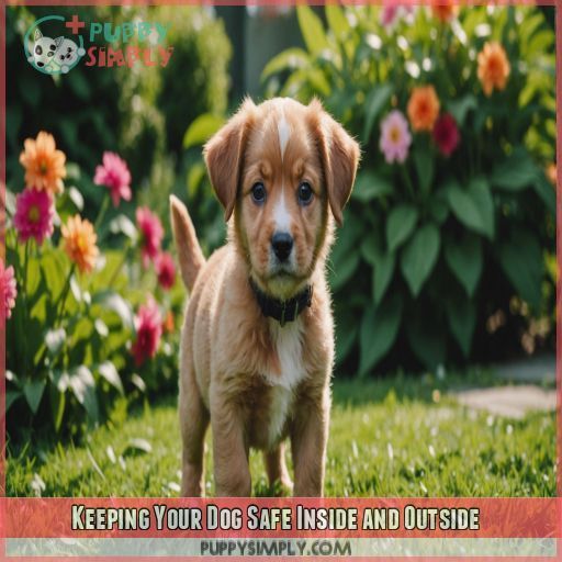 Keeping Your Dog Safe Inside and Outside