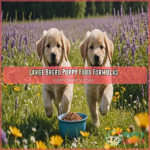 Large Breed Puppy Food Formulas