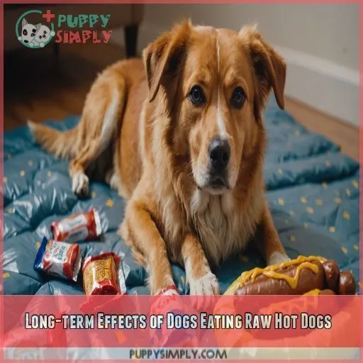 Long-term Effects of Dogs Eating Raw Hot Dogs