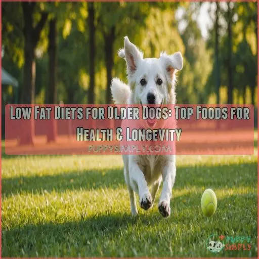 Low fat diets for older dogs