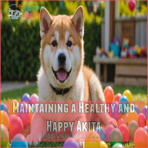 Maintaining a Healthy and Happy Akita