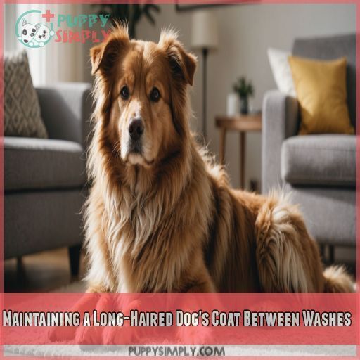 Maintaining a Long-Haired Dog's Coat Between Washes Maintaining a Long-Haired Dog's Coat Between Washes