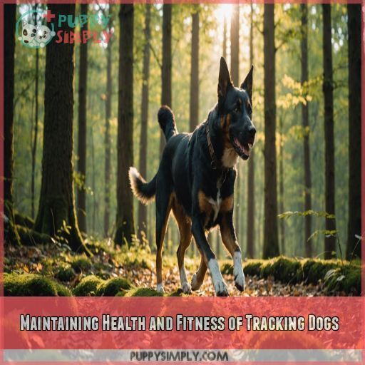 Maintaining Health and Fitness of Tracking Dogs