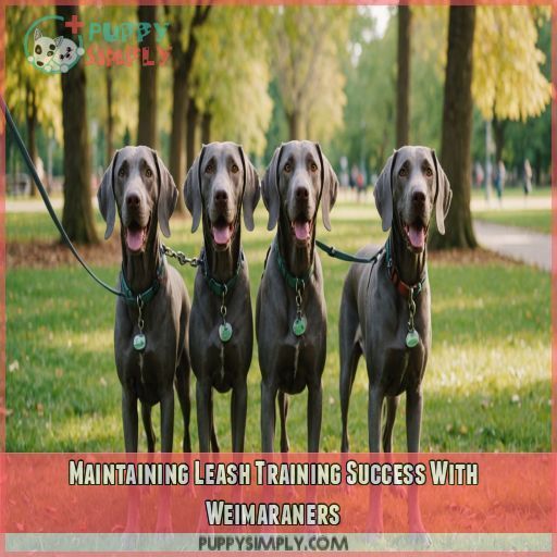 Maintaining Leash Training Success With Weimaraners