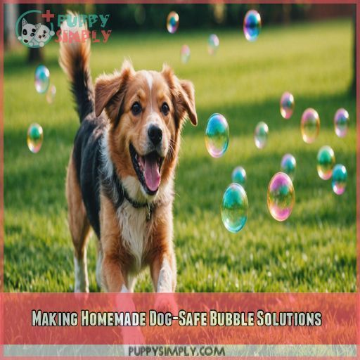 Making Homemade Dog-Safe Bubble Solutions