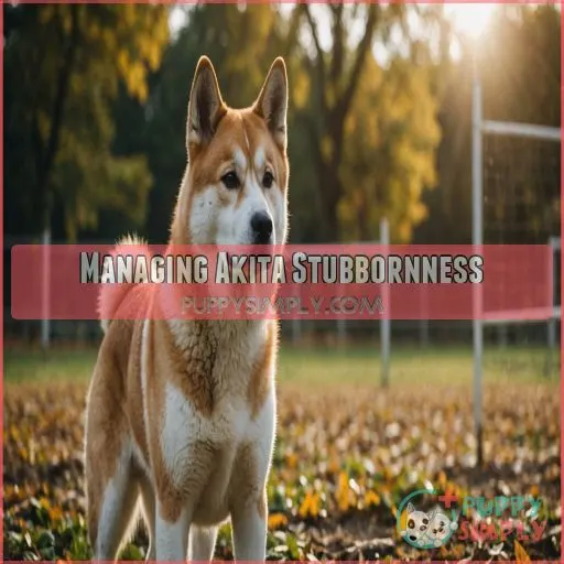 Managing Akita Stubbornness