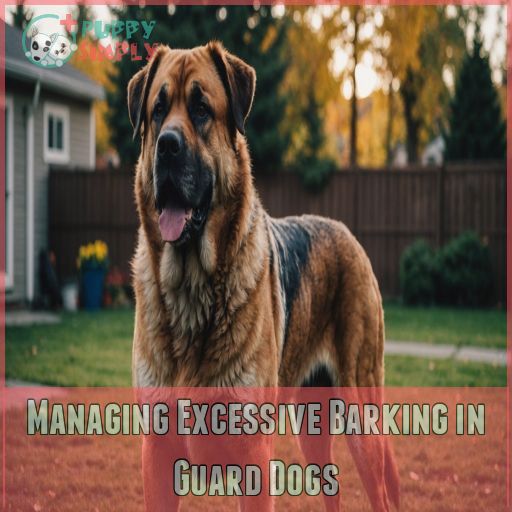 Managing Excessive Barking in Guard Dogs