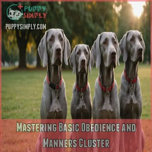 Mastering Basic Obedience and Manners Cluster