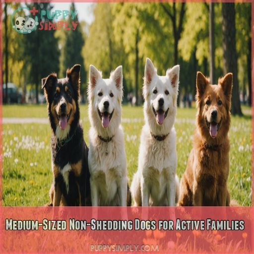 Medium-Sized Non-Shedding Dogs for Active Families