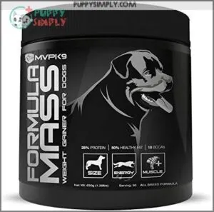 MVP K9 Formula Mass Weight