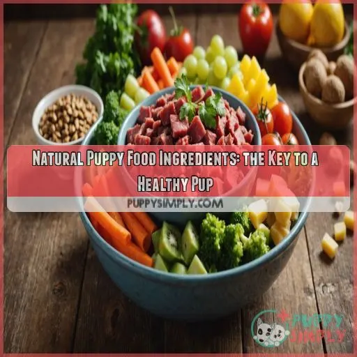 Natural puppy food ingredients