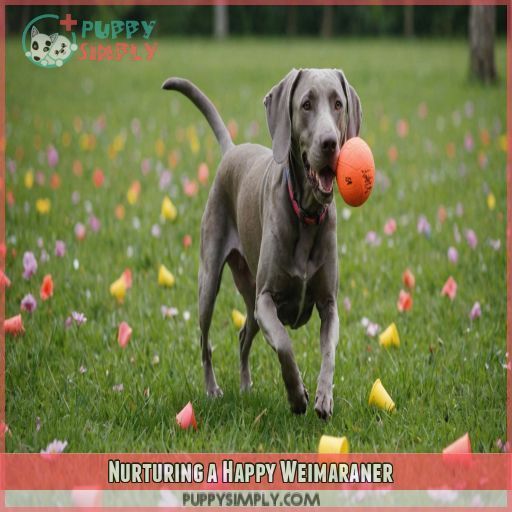 Nurturing a Happy Weimaraner