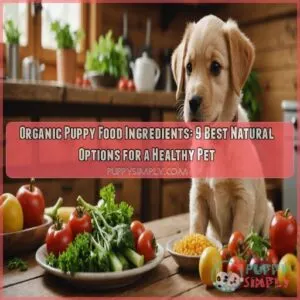 Organic puppy food ingredients