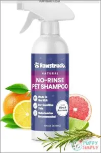 Pawstruck Natural No-Rinse Dry Shampoo