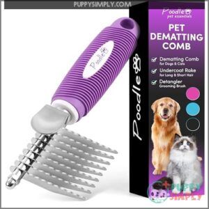 Poodle Pet Dematting Fur Rake B0731NJKCG