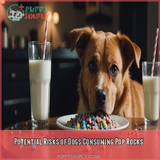 Potential Risks of Dogs Consuming Pop Rocks