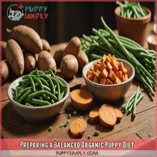 Preparing a Balanced Organic Puppy Diet