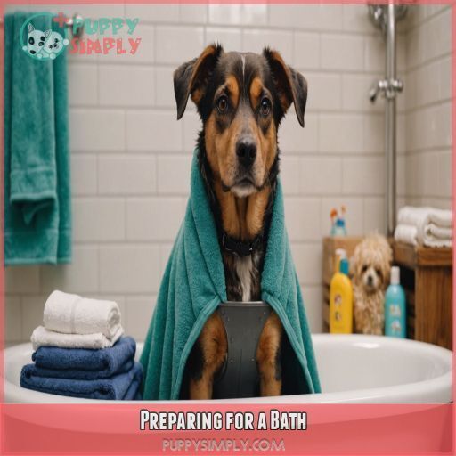 Preparing for a Bath Preparing for a Bath