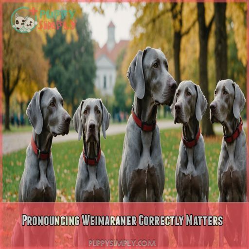 Pronouncing Weimaraner Correctly Matters