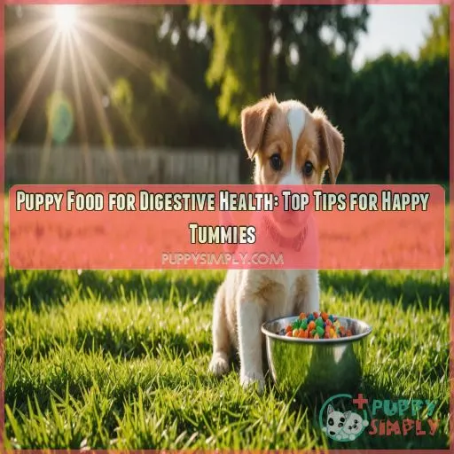 Puppy food for digestive health