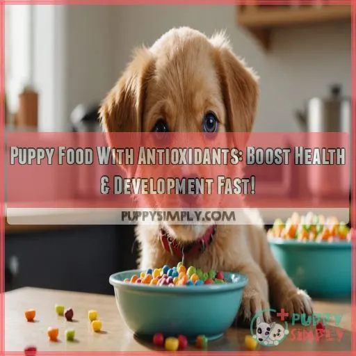 Puppy food with antioxidants