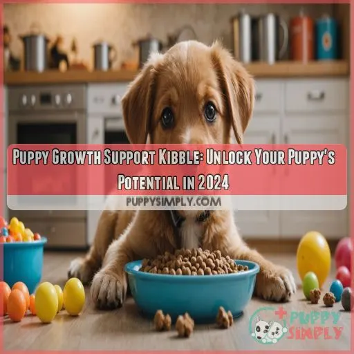 Puppy growth support kibble