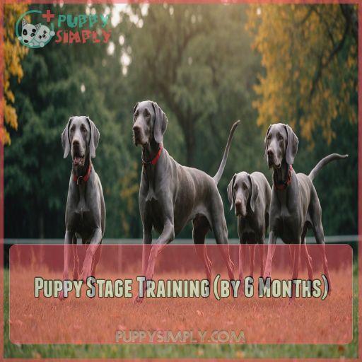 Puppy Stage Training (by 6 Months)