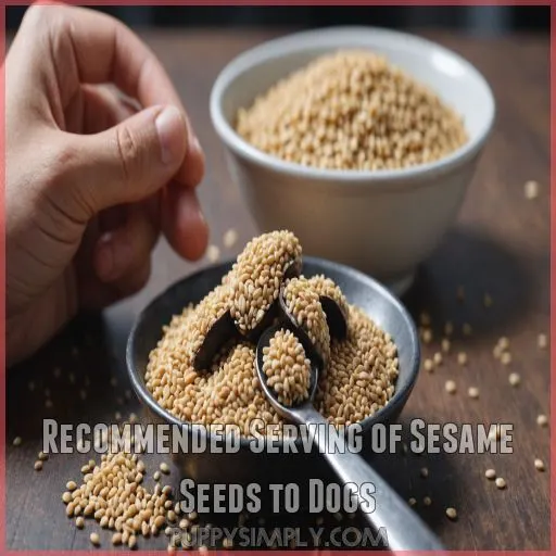 Recommended Serving of Sesame Seeds to Dogs