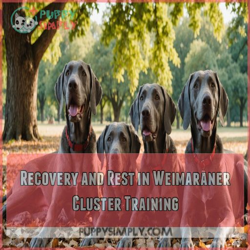 Recovery and Rest in Weimaraner Cluster Training