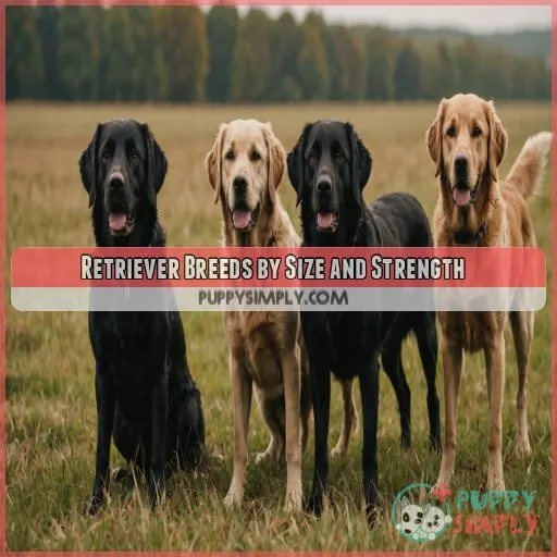 Retriever Breeds by Size and Strength