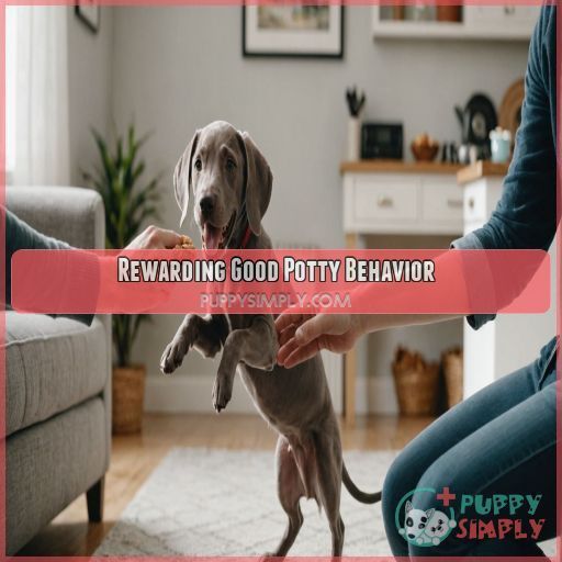 Rewarding Good Potty Behavior