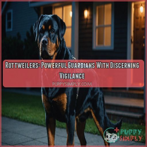 Rottweilers: Powerful Guardians With Discerning Vigilance