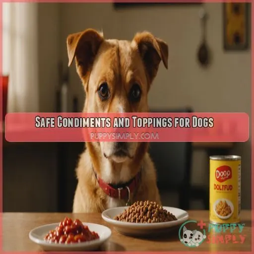 Safe Condiments and Toppings for Dogs