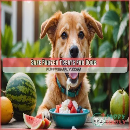 Safe Frozen Treats for Dogs