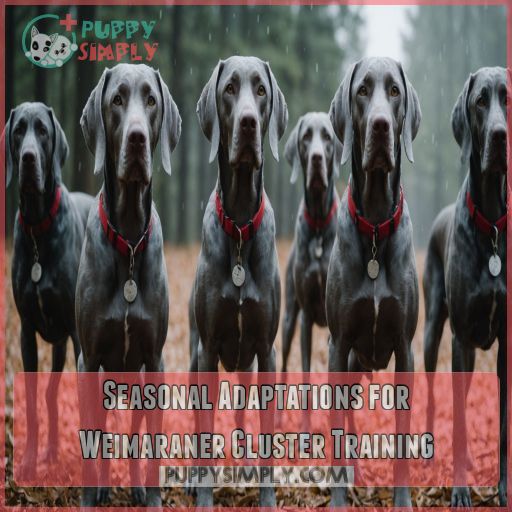 Seasonal Adaptations for Weimaraner Cluster Training