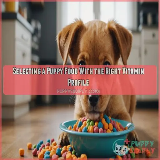 Selecting a Puppy Food With the Right Vitamin Profile