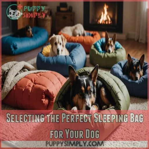 Selecting the Perfect Sleeping Bag for Your Dog