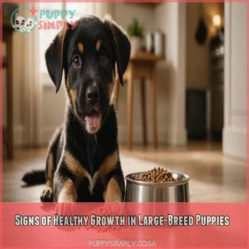 Signs of Healthy Growth in Large-Breed Puppies