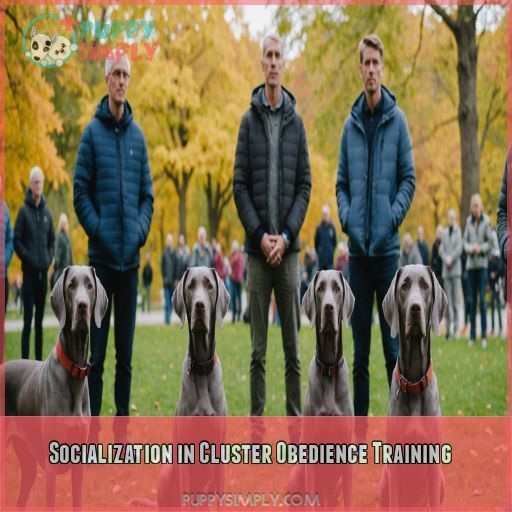 Socialization in Cluster Obedience Training