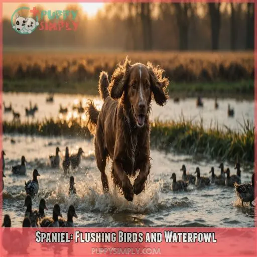 Spaniel: Flushing Birds and Waterfowl