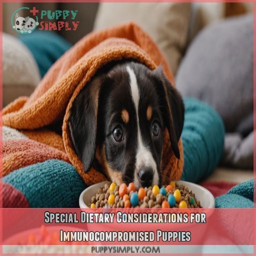 Special Dietary Considerations for Immunocompromised Puppies