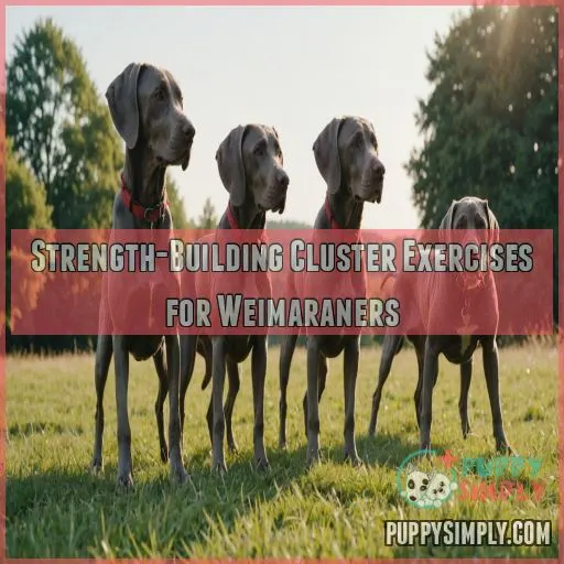 Strength-Building Cluster Exercises for Weimaraners